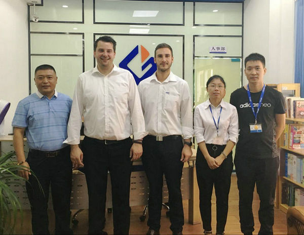 German customer visits our company